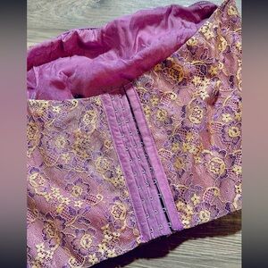 Lilac Lace Corset Top NWT Dollskill